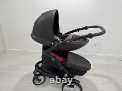 Mima kobi double stroller with bassinet and toddler seat