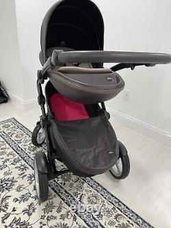 Mima kobi double stroller with bassinet and toddler seat