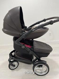 Mima kobi double stroller with bassinet and toddler seat