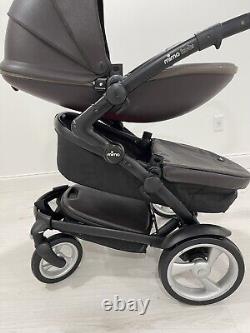 Mima kobi double stroller with bassinet and toddler seat