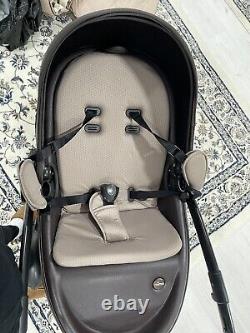 Mima kobi double stroller with bassinet and toddler seat