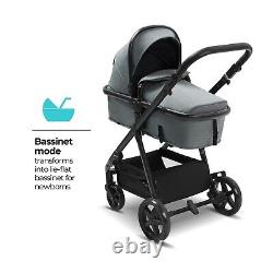 Mompush Meteor2 Baby Stroller 2-in-1 with Bassinet Mode, Infant