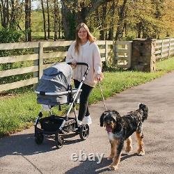 Mompush Meteor2 Baby Stroller 2-in-1 with Bassinet Mode, Infant