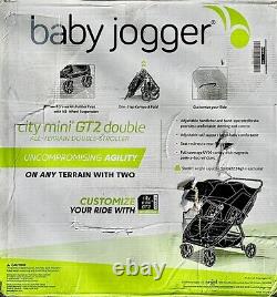 NEW Baby Jogger 2020 City Mini GT2 Double Stroller Slate Gray