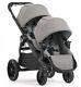 New Baby Jogger City Select Lux Stroller & Double 2nd Seat Slate New Sealed Box