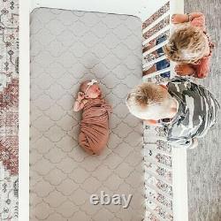 Newton Dual-Layer Infant & Toddler Crib Mattress, Breathable & Moonlight Grey