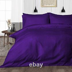 Nice Duvet Covers Egyptian Cotton 1000 TC OR 1200 TC Select Item Purple Stripes