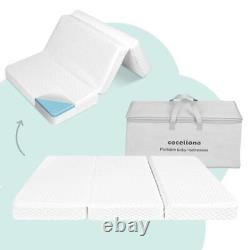 Pack and Play Mattress, 38x26 Trifold Pack n Play Mattress with Breathable