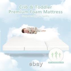 Pack and Play Mattress, 38x26 Trifold Pack n Play Mattress with Breathable