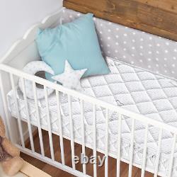Premium Foam Dual-Sided Crib & Toddler Mattress, 100% Knitted Fabric, Premium Flee