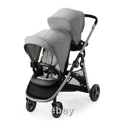 Ready2Grow LX 2.0 Double Stroller Features Bench Seat and Standing Platform Opti