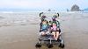 Reborn Toddler Twins Going To The Beach With Double Stroller