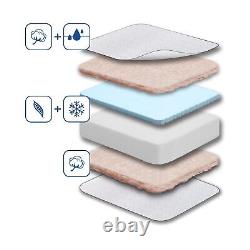 Sealy Cool Comfort Breathable 2-Stage Dual Firmness Waterproof Baby Crib Matt