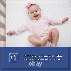 Sealy Flex Cool Breathable Hypoallergenic 2-Stage Dual Firm Waterproof Baby C