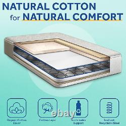 Sealy Nature'S Haven 2-Stage Dual Firmness Baby Crib Mattress & Toddler Bed Matt