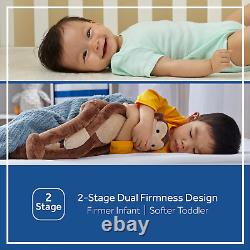 Sealy Nature'S Haven 2-Stage Dual Firmness Baby Crib Mattress & Toddler Bed Matt