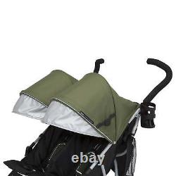 Side by Side Double Baby Infant Stroller Foldable Pushchair Travel Outdoor
