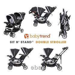 Sit N' Stand Convertible Multi-Use Easy Fold Travel Toddler and Baby Tandem