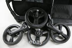 Summer 32853 Double Stroller Black Car Seat Lightweight One Hand Fold w Canopies