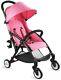 Tiny Wonders Single Baby Stroller With Dual-brake Portable Lightweight Pink