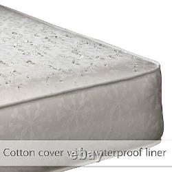 Toddler Baby Crib Cob Mattress Flex Airy Dual Firmness Comfort Foam Waterproof