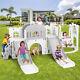 Toddler Double Slides & Swing Set Kids Playset Playground Indoor Outdoor