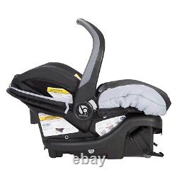 Unisex Twins Baby Double Stroller Frame With 2 Car Seats Grey Combo Travel Set