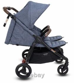 Valco Baby Twin DUO Stroller in Denim