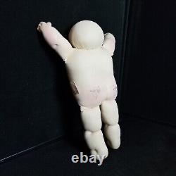 Vtg 1980 Cabbage Patch Kids Little People Soft Sculpt Preemie Double Hand Signed