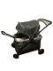 Wagon Stroller 2 Kids Large Capacity Push Pull With Canopy 9-in Rear Wheels