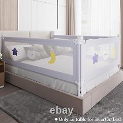 Barrière de lit pour tout-petits (lot de 3) Barrières de lit pour tout-petits avec double verrouillage pour enfant, lit R