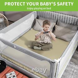 Barrières de lit pour tout-petits, Garde de rail pour bébé réglable en hauteur spécialement conçue
