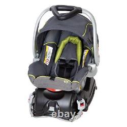 Cadre de poussette double combo pour bébé nouveau-né avec 2 sièges d'auto, sac à langer et ensemble de jumeaux