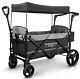 Charriot Pliable Wonderfold Wagon X2 Pousser Tirer 2 Passagers Gris Tout Neuf