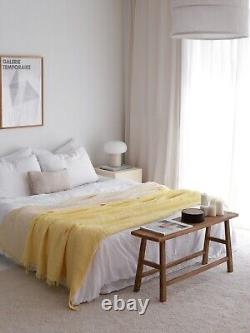 Couverture en mousseline, couvre-lit, dessus de lit en mousseline, California King Double