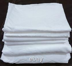 Ensemble de draps en satin de luxe Brooklinen Core 6 pièces, couleur blanche, en coton, taille pleine #106 $219