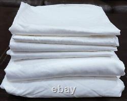 Ensemble de draps en satin de luxe Brooklinen Core 6 pièces, couleur blanche, en coton, taille pleine #106 $219