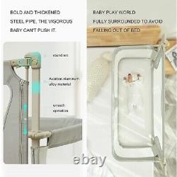 Lit de bébé léger et simple à double usage avec protection de sécurité