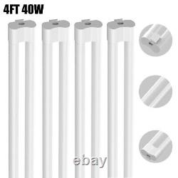 Luminaires de magasin LED en gros 40W T8 4FT 6500K Milky LED Double Tube Light