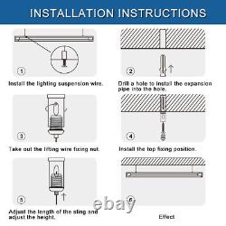 Luminaires de magasin LED en gros 40W T8 4FT 6500K Milky LED Double Tube Light