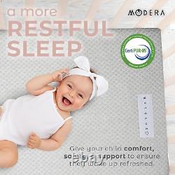 Matelas de lit de bébé et de tout-petit à double face de qualité supérieure, mémoire de gel rafraîchissant infusé de charbon de bois