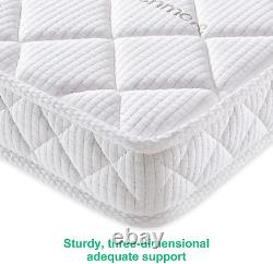 Matelas de lit de bébé et de tout-petit en mousse premium à double face, tissu tricoté à 100%, polaire premium
