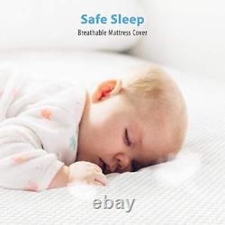 Matelas de lit de bébé, matelas de lit pour tout-petit en mousse à mémoire de forme à double face, triple confort