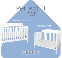 Matelas de lit de bébé premium en mousse à mémoire de forme à double confort pour nouveau-né