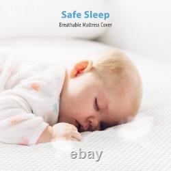 Matelas pour lit de bébé en mousse à mémoire de forme à double face confortable