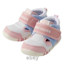 Miki House (Bébé & Enfants) Double Russell Premières Chaussures de Bébé Sneaker Rose Taille 5/13cm