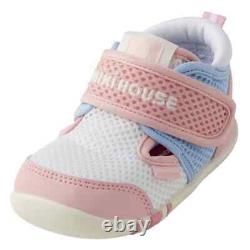 Miki House (Bébé & Enfants) Double Russell Premières Chaussures de Bébé Sneaker Rose Taille 5/13cm