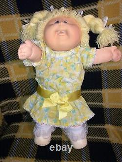 Poupées Cabbage Patch vintage, Citron Double Queue Yeux Bleus, HM19