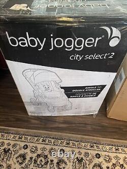 Poussette Jogger pour bébé City Select 2 Flint Sage Veuillez lire la description