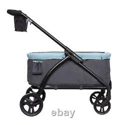 Poussette chariot 2 en 1 pour bébé Aventure en plein air contre les rayons nocifs du soleil et la pluie Bleu Chaud